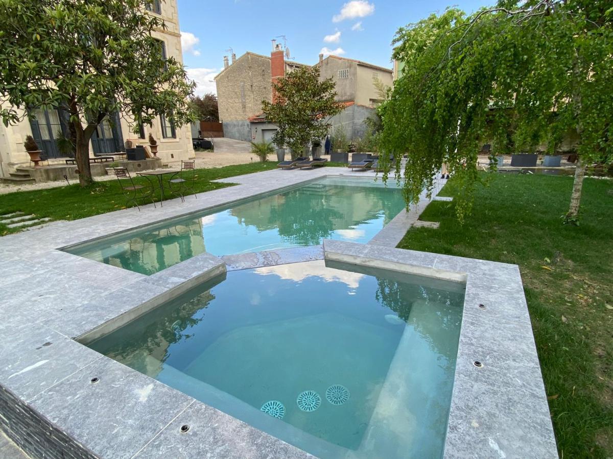 Demeure Saint Louis Historic Manor, City 700M, Parking,A C,Clim,Wifi, Heated Pool, City View Carcassonne Eksteriør billede