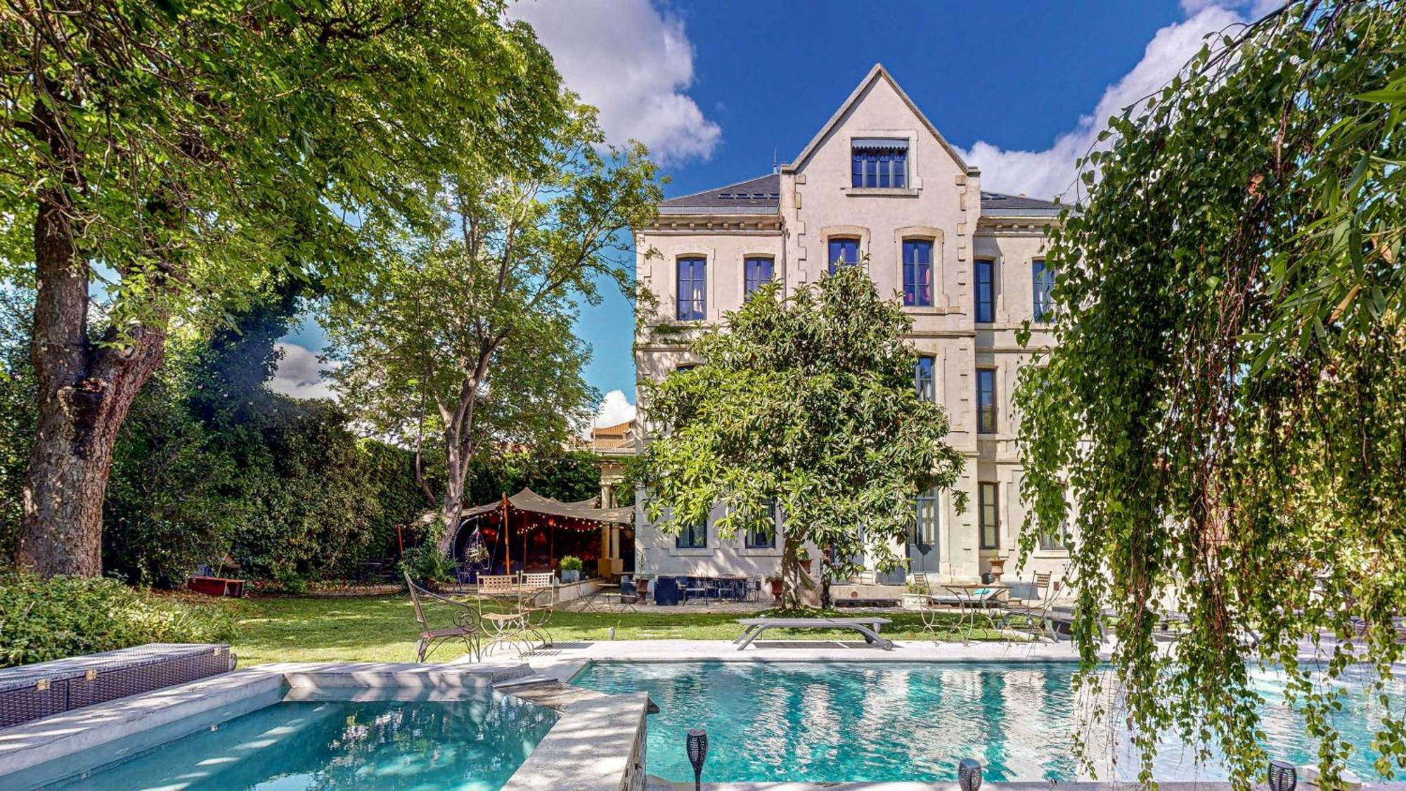 Demeure Saint Louis Historic Manor, City 700M, Parking,A C,Clim,Wifi, Heated Pool, City View Carcassonne Eksteriør billede